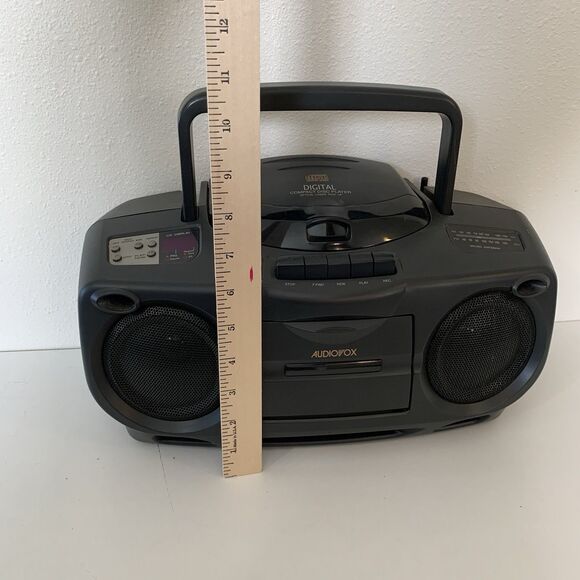 Vintage Audiovox CD 1892 Radio CD Player Cassette Tape Player Mfg 1997 Works - Picture 3 of 12